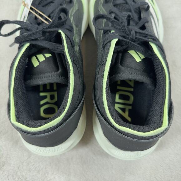 Adidas Adizero Select 2.0 Core Black Cloud White Green Spark Size 8 - Picture 6 of 7